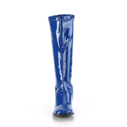 GOGO-300 3" Block Heel Gogo Boot, Side Zip