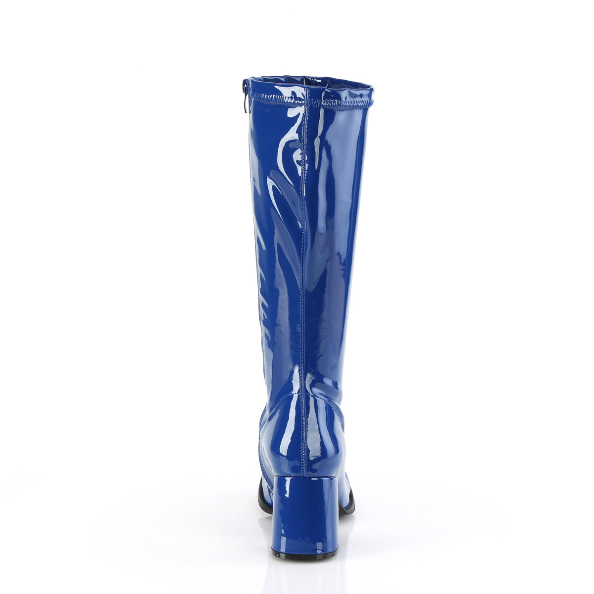 GOGO-300 3" Block Heel Gogo Boot, Side Zip