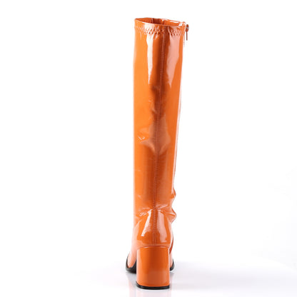 GOGO-300 3" Block Heel Gogo Boot, Side Zip
