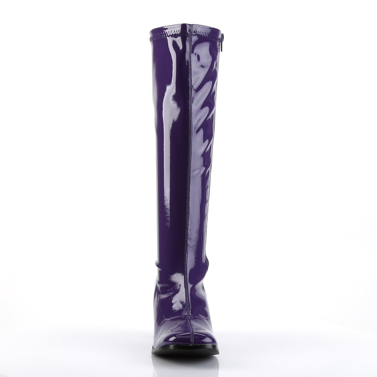 GOGO-300 3" Block Heel Gogo Boot, Side Zip