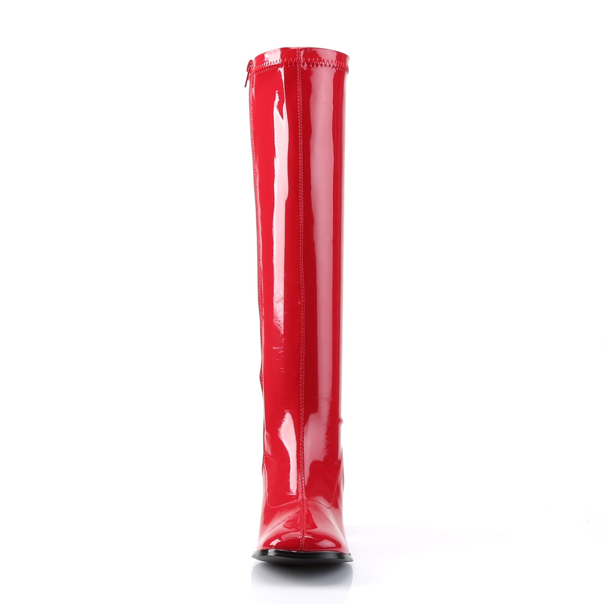 GOGO-300 3" Block Heel Gogo Boot, Side Zip