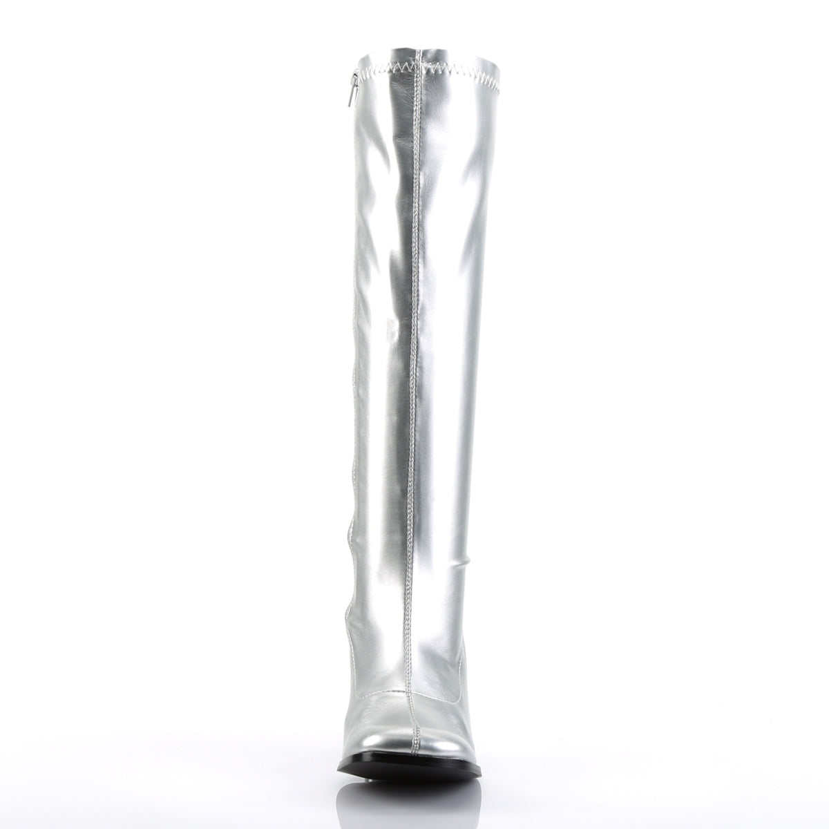 GOGO-300 3" Block Heel Gogo Boot, Side Zip