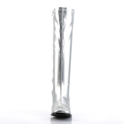 GOGO-300 3" Block Heel Gogo Boot, Side Zip