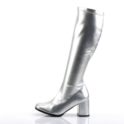 GOGO-300 3" Block Heel Gogo Boot, Side Zip