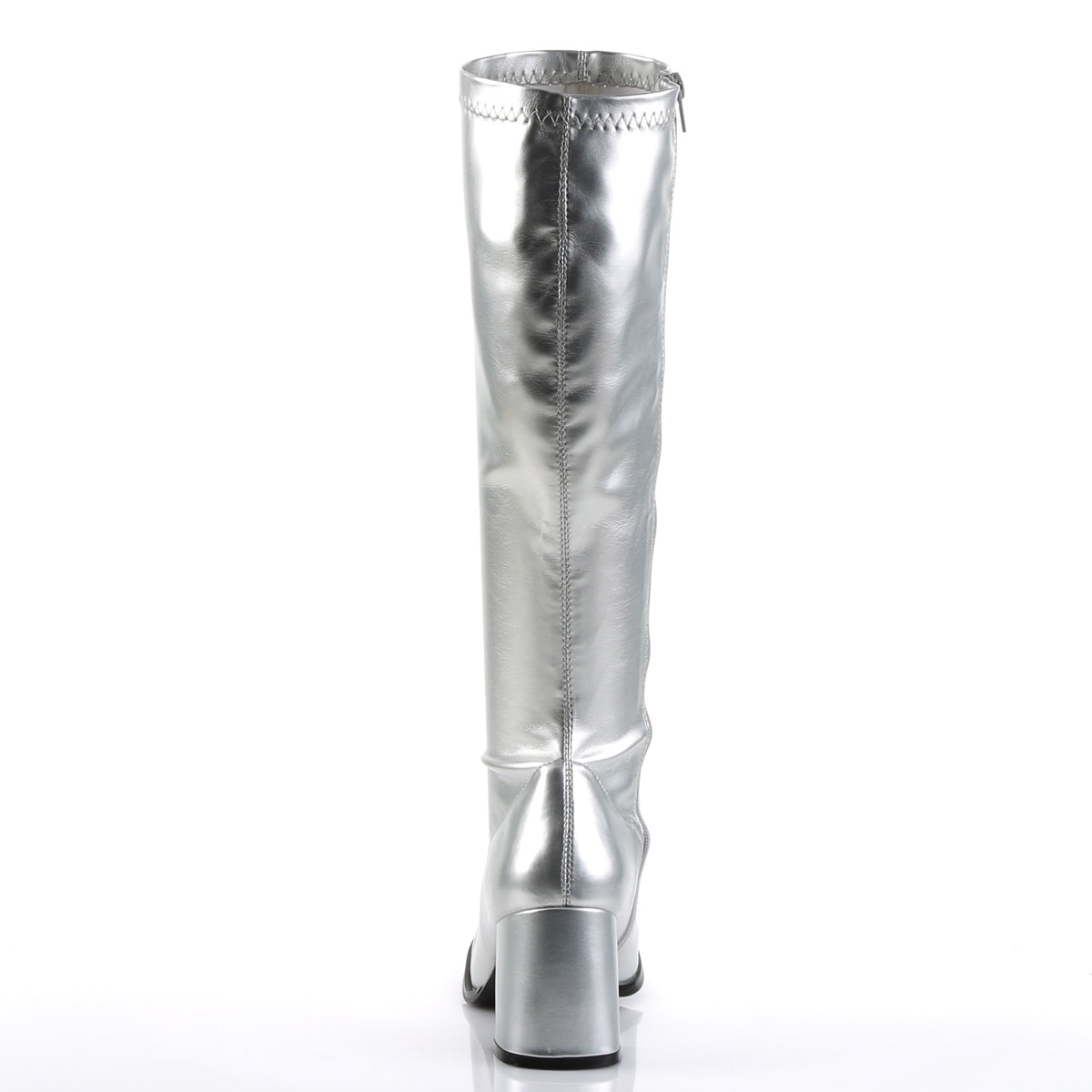 GOGO-300 3" Block Heel Gogo Boot, Side Zip