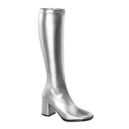 GOGO-300 3" Block Heel Gogo Boot, Side Zip