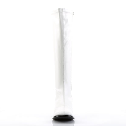 GOGO-300 3" Block Heel Gogo Boot, Side Zip