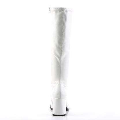GOGO-300 3" Block Heel Gogo Boot, Side Zip
