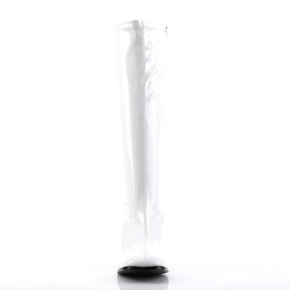 GOGO-300 3" Block Heel Gogo Boot, Side Zip