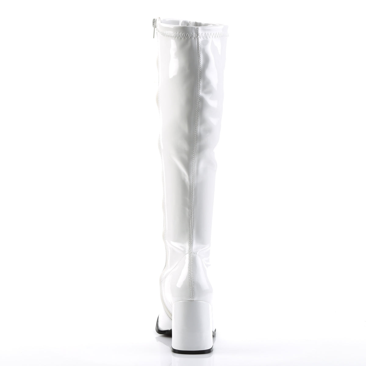 GOGO-300 3" Block Heel Gogo Boot, Side Zip