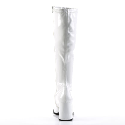 GOGO-300 3" Block Heel Gogo Boot, Side Zip