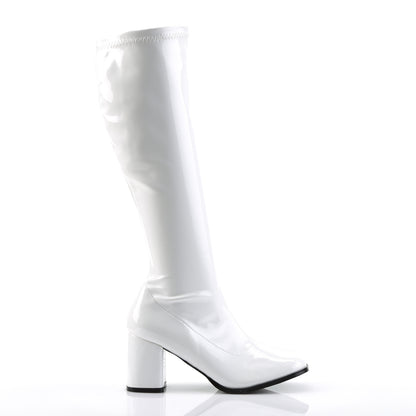 GOGO-300 3" Block Heel Gogo Boot, Side Zip