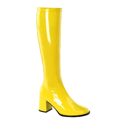 GOGO-300 **3" Block Heel Gogo Boot, Side Zip