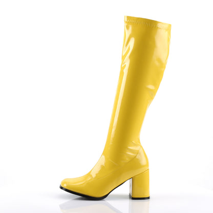 GOGO-300 **3" Block Heel Gogo Boot, Side Zip