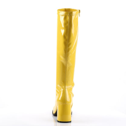 GOGO-300 **3" Block Heel Gogo Boot, Side Zip