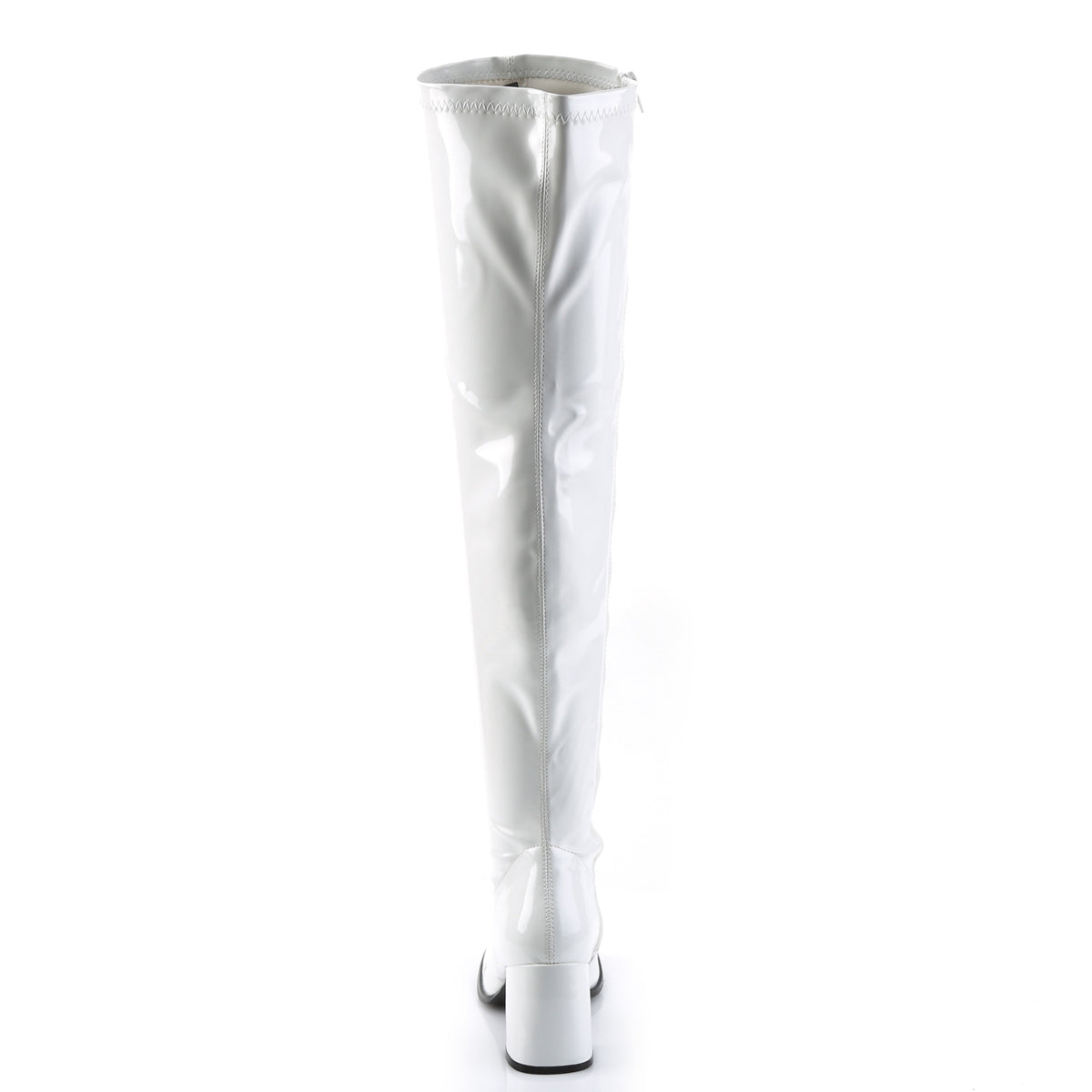 GOGO-3000 3" Block Heel, Gogo Over-the-Knee Boot, Side Zip