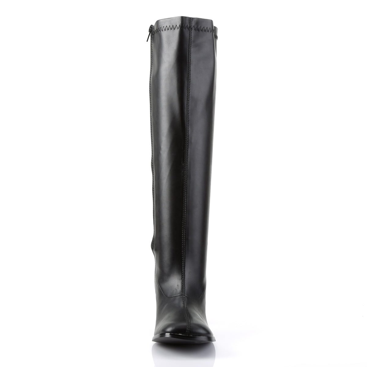 GOGO-300WC **3" Block Heel Wide Width, Plus Size Boot, Side Zip