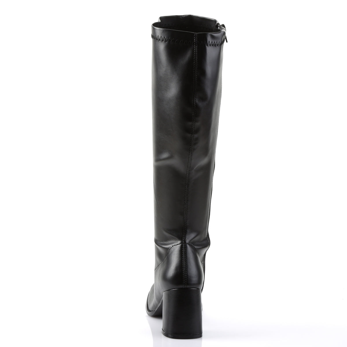 GOGO-300WC **3" Block Heel Wide Width, Plus Size Boot, Side Zip