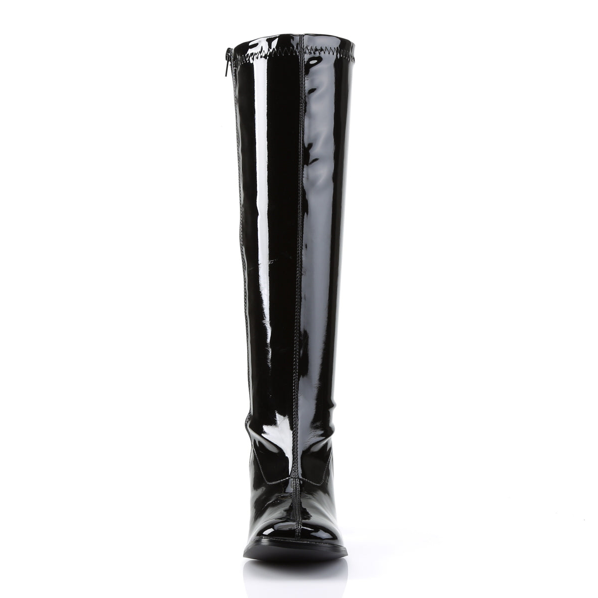 GOGO-300WC **3" Block Heel Wide Width, Plus Size Boot, Side Zip