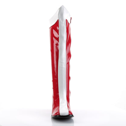 GOGO-305 *3" Block Heel Wonder Woman BT, Super Hero, Side Zip
