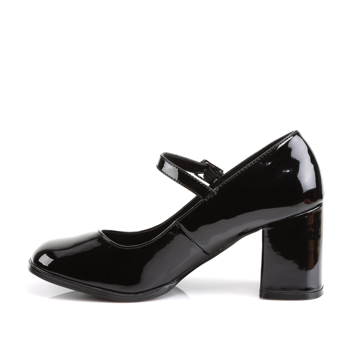 GOGO-50 **3" Block Heel Mary Jane Pump, Retro