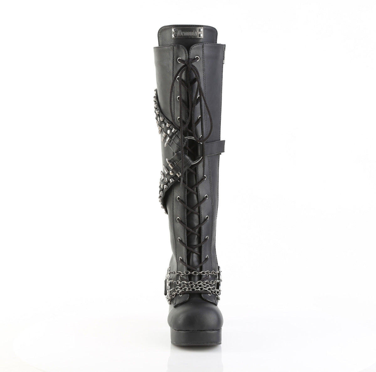 GOTHIKA-108 3 3/4" Heel, 1 1/4" PF Knee High Boot, Side Zip