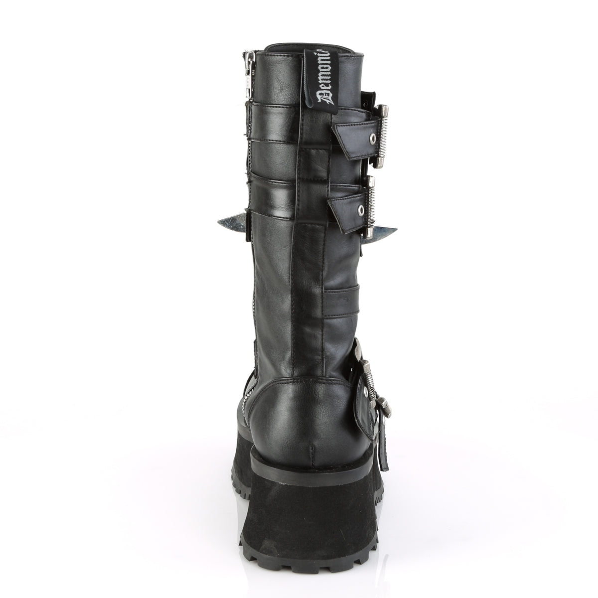 GRAVEDIGGER-250 2 3/4" PF Lace-Up Mid-CalfBoot W/Metal ToeCap, SideZip