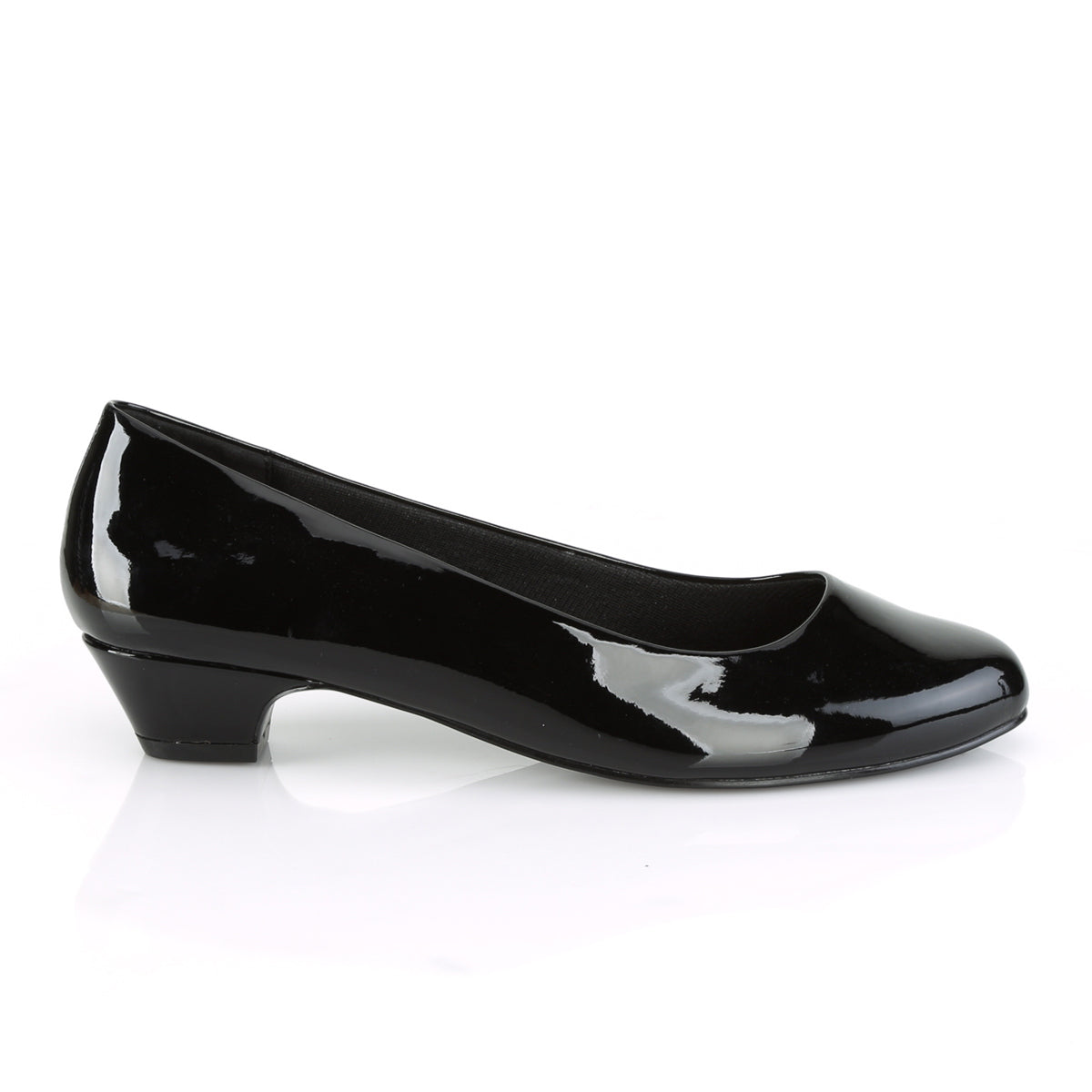 GWEN-01 *1 1/4" Block Heel Classic Pump