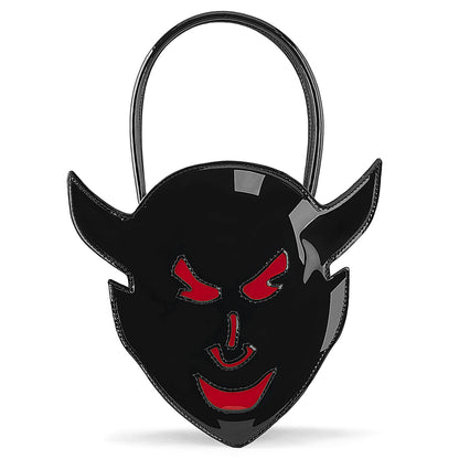 HB-112 Patent Devil Head Handbag 23x25x13 cm