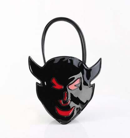 HB-112 Patent Devil Head Handbag 23x25x13 cm