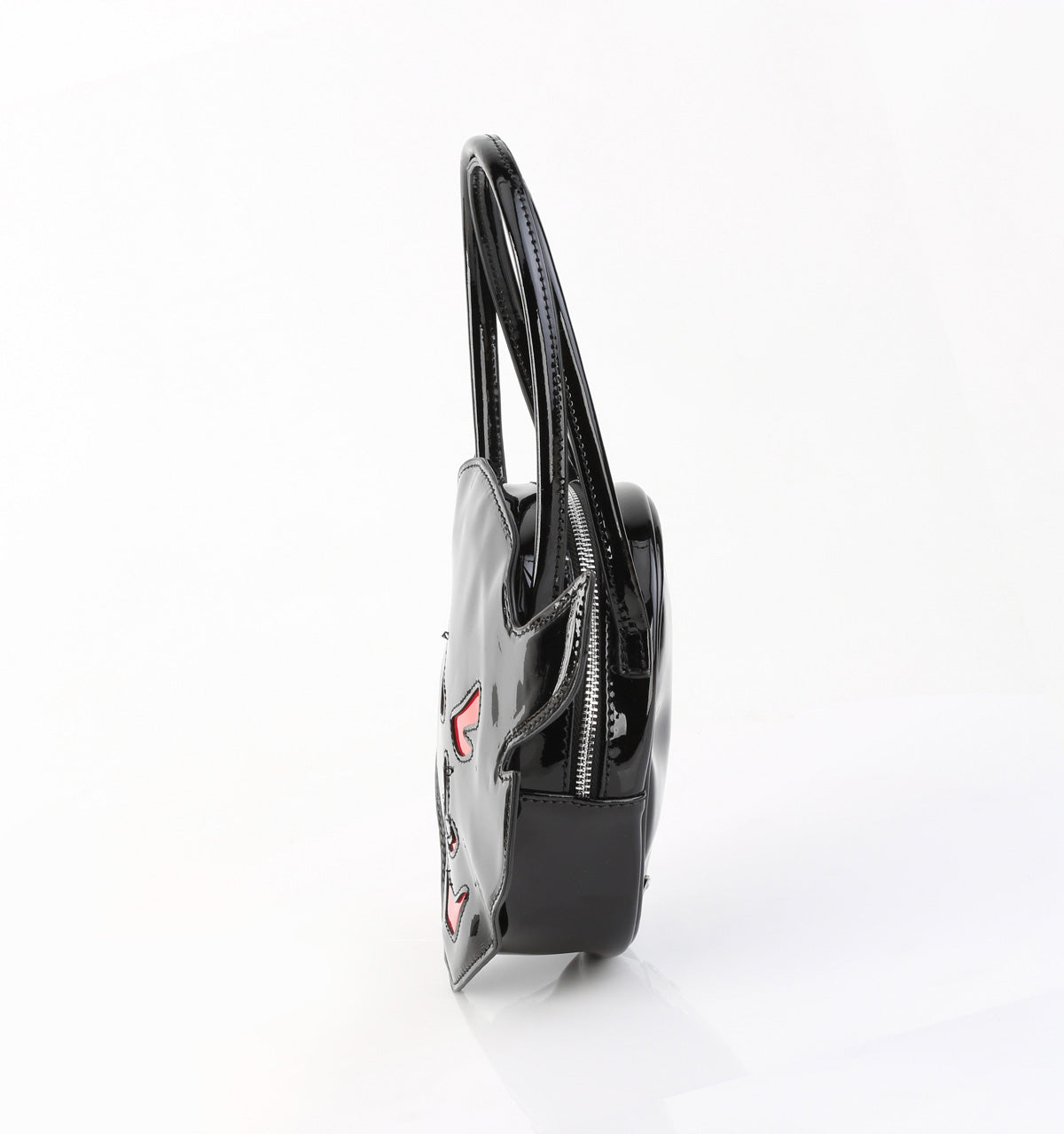 HB-112 Patent Devil Head Handbag 23x25x13 cm