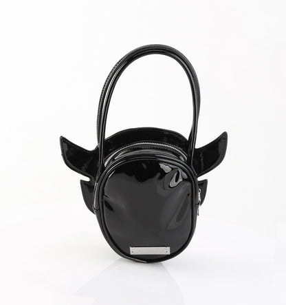 HB-112 Patent Devil Head Handbag 23x25x13 cm