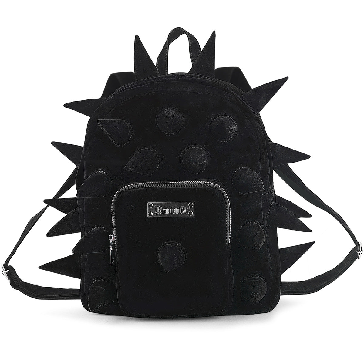 HB-113 Velvet Spiked Mini Backpack 28x33x13 cm
