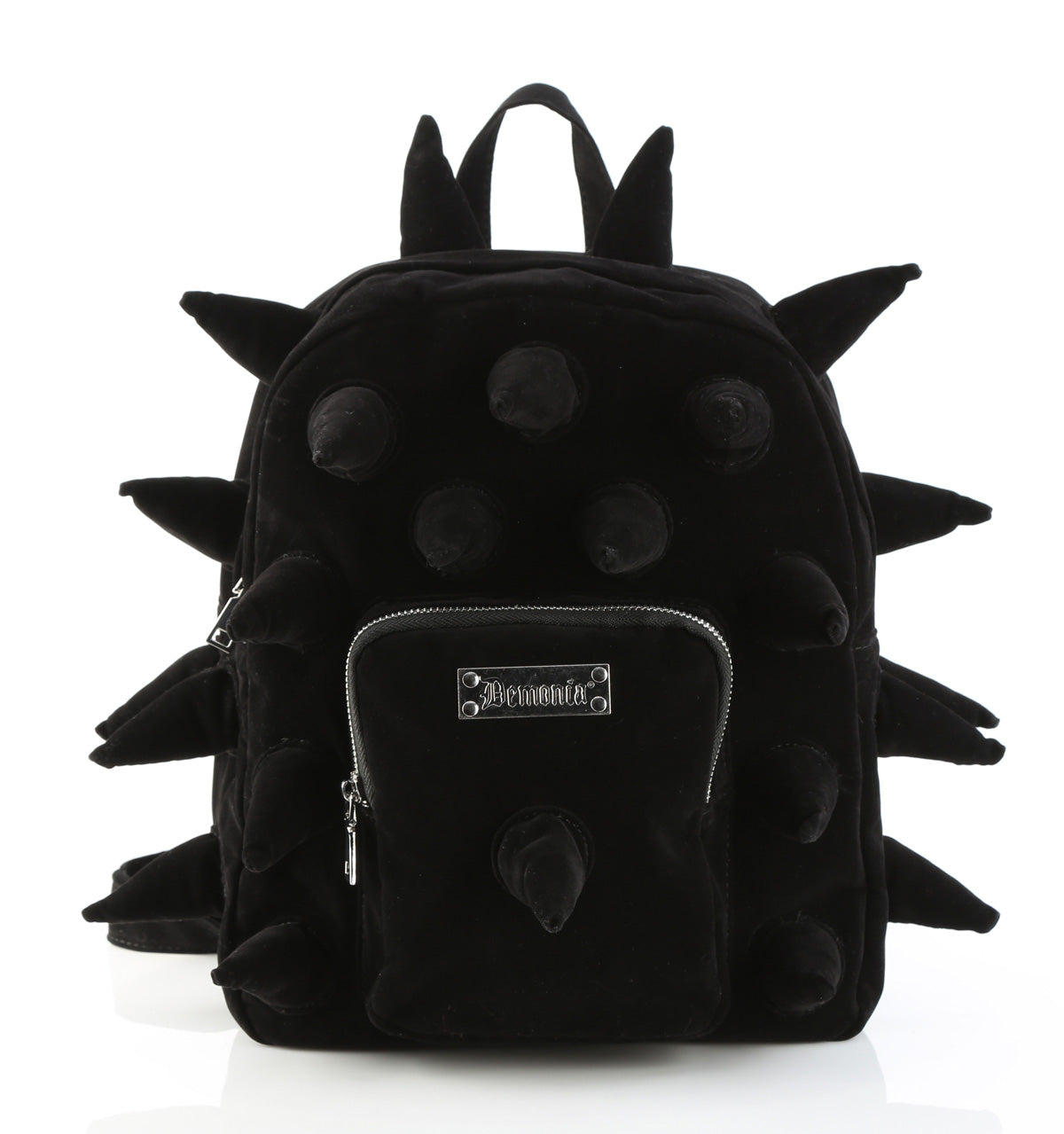 HB-113 Velvet Spiked Mini Backpack 28x33x13 cm