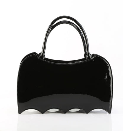 HB-115 Patent Bat Shaped Handbag 20x33x13 cm