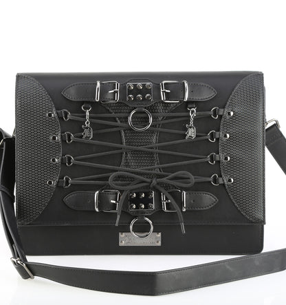 HB-661  Faux Leather Large Crossbody 35x26x12 cm Bag