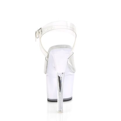ILLUMINATOR-708 7" Heel, 2 3/4" PF LED Illuminated Ankle Strap Sandal