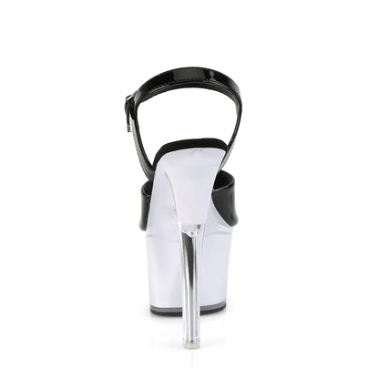 ILLUMINATOR-709 *7" Heel, 2 3/4" PF LED Illuminated Ankle Strap Sandal