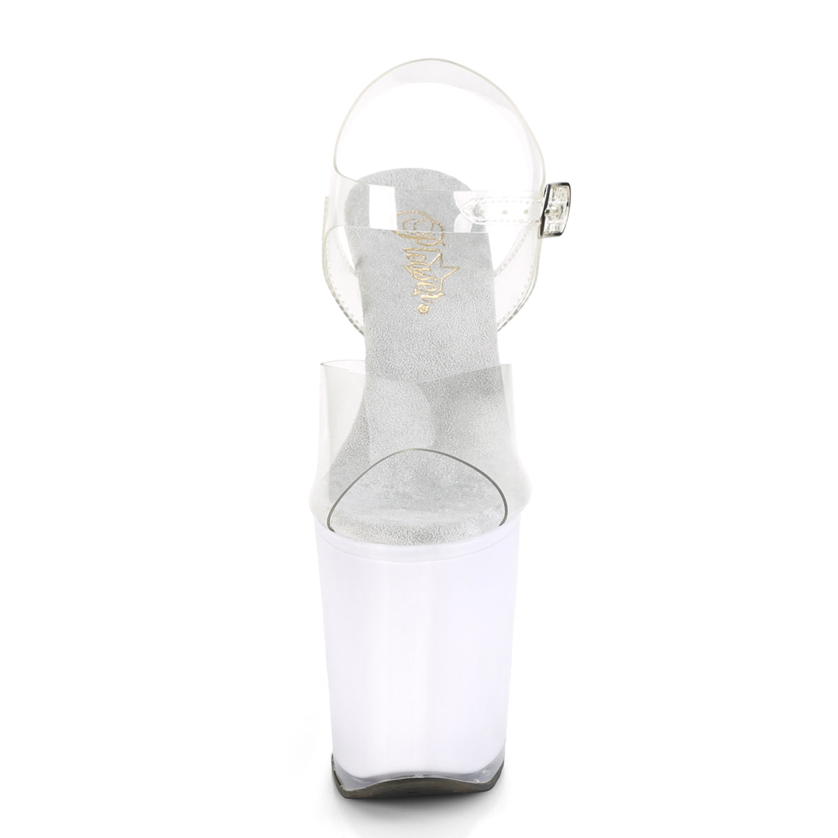 ILLUMINATOR-808 8" Heel, 4" PF LED Illuminated Ankle Strap Sandal