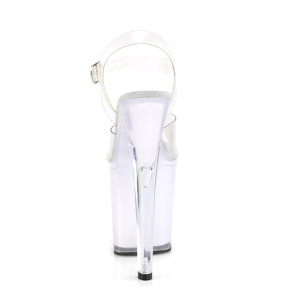 ILLUMINATOR-808 8" Heel, 4" PF LED Illuminated Ankle Strap Sandal