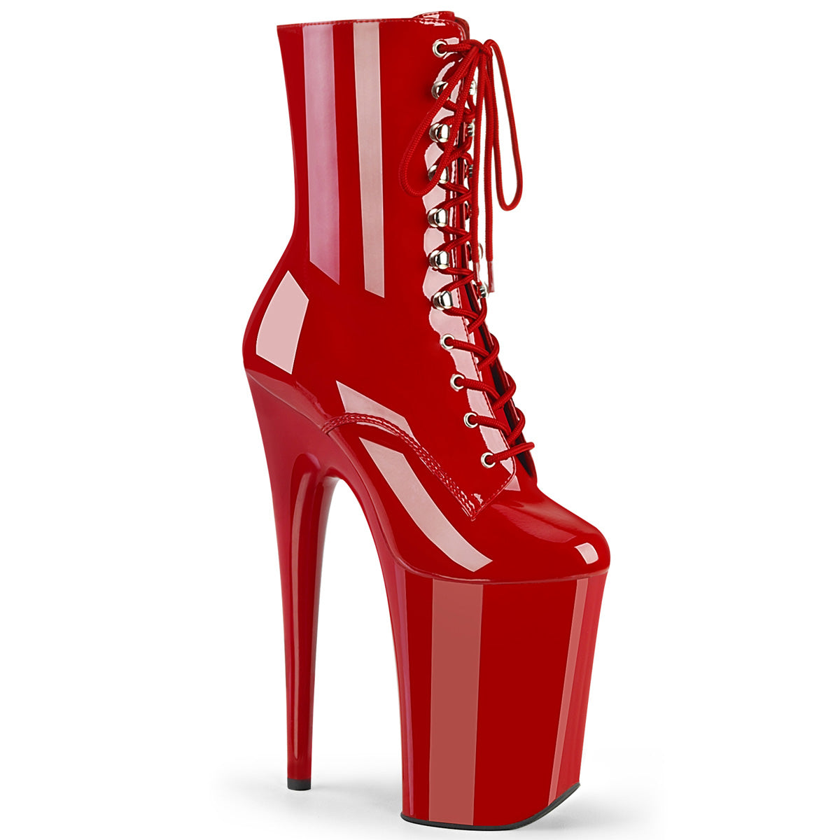 INFINITY-1020 9" Heel, 5 1/4" PF Front Lace-Up Ankle Boot