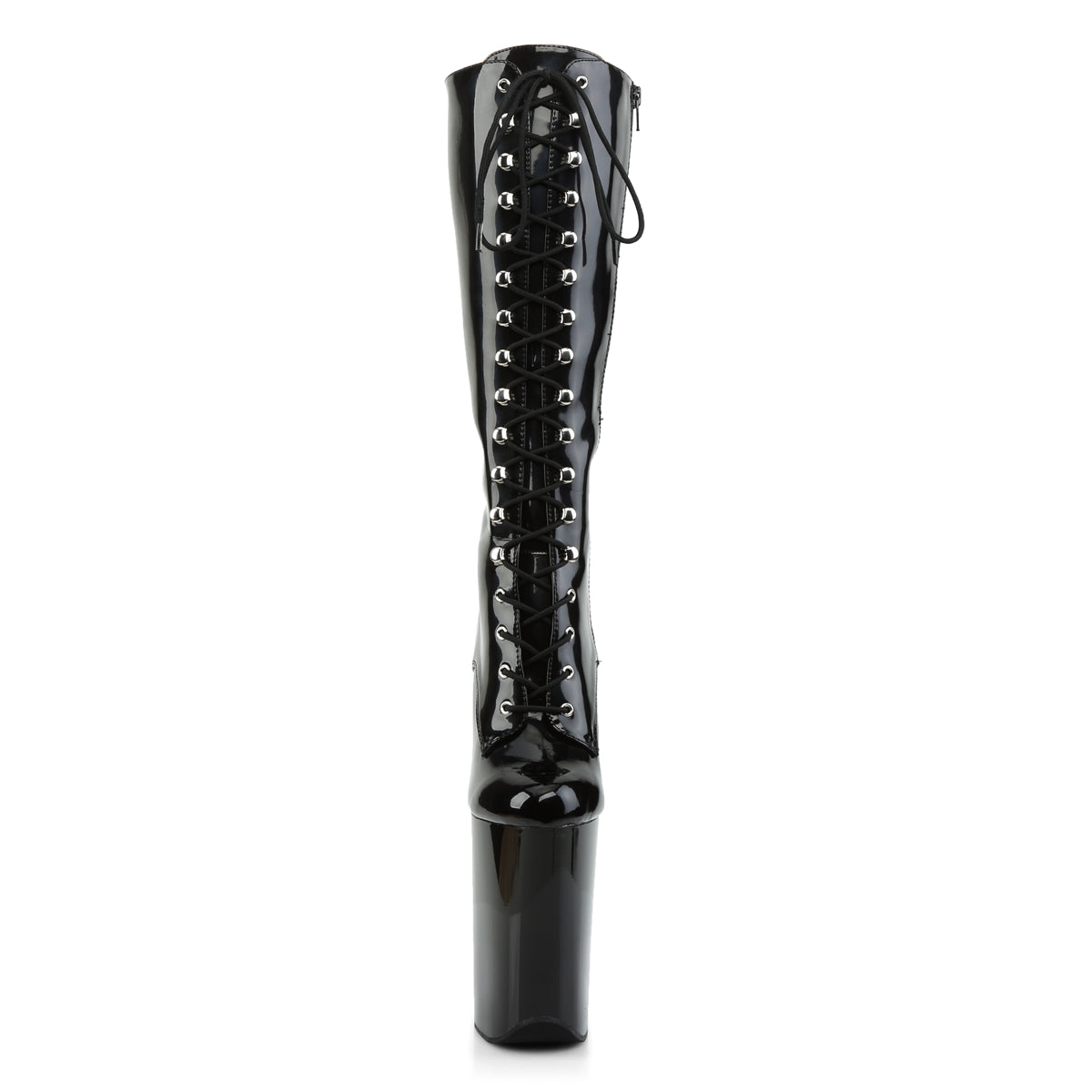INFINITY-2020 9" Heel, 5 1/4" PF Front Lace-Up Knee Boot