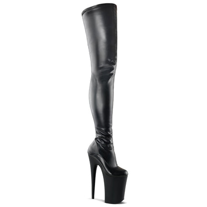 INFINITY-4000 9" Heel, 5 1/4" PF Stretch Crotch Boot, Side Zip