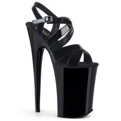 INFINITY-997 9" Heel, 5 1/4" PF Criss-Cross Ankle Strap Sandal