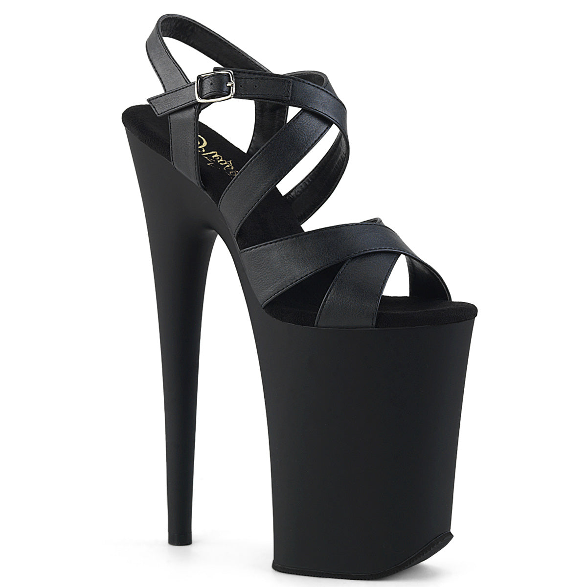 INFINITY-997 9" Heel, 5 1/4" PF Criss-Cross Ankle Strap Sandal