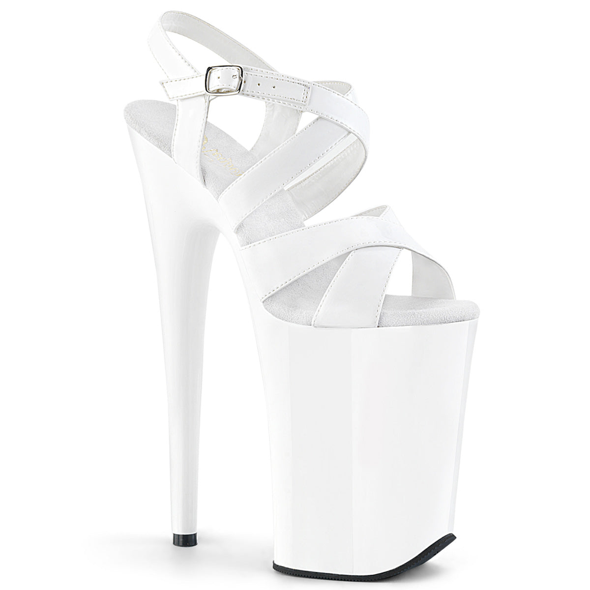 INFINITY-997 9" Heel, 5 1/4" PF Criss-Cross Ankle Strap Sandal
