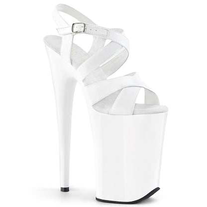 INFINITY-997 9" Heel, 5 1/4" PF Criss-Cross Ankle Strap Sandal