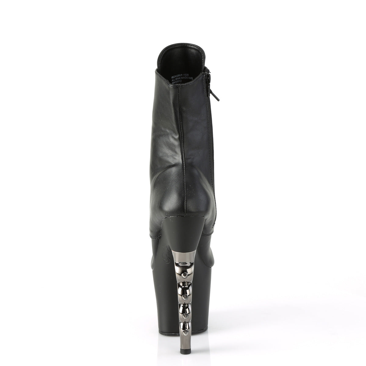 IRONGRIP-1020 7" Brass Knuckle Heel, 3 1/4" PF Lace-Up Boot, Side Zip