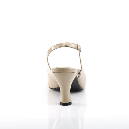 JENNA-02 *3" Heel Slingback Peep Toe Pump