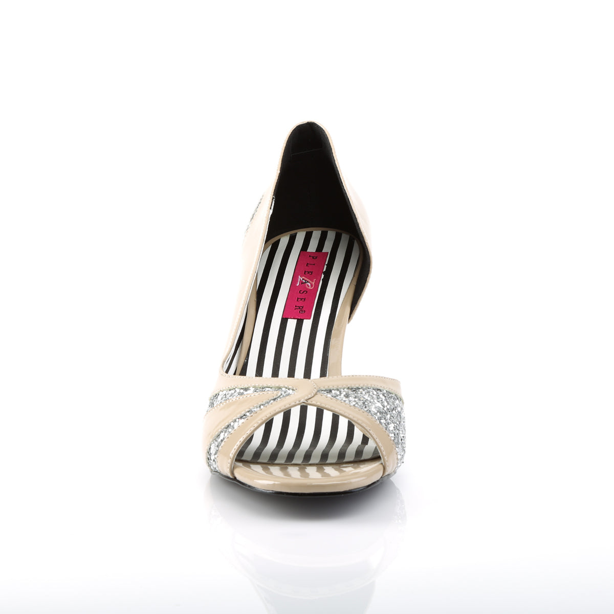 JENNA-03 *3" Heel Peep Toe D'Orsay Pump